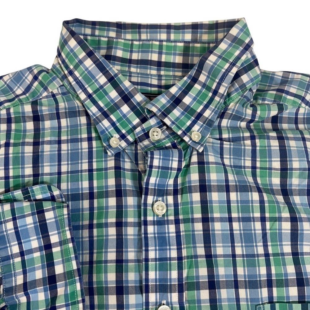 Vineyard Vines Slim Fit Tucker Shirt Plaid Button Down‎ Long Sleeve Men's XXL